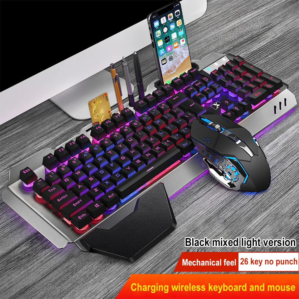 Esports Gaming Mouse Wireless - K680 لوحة مفاتيح وماوس لاسلكي قابل