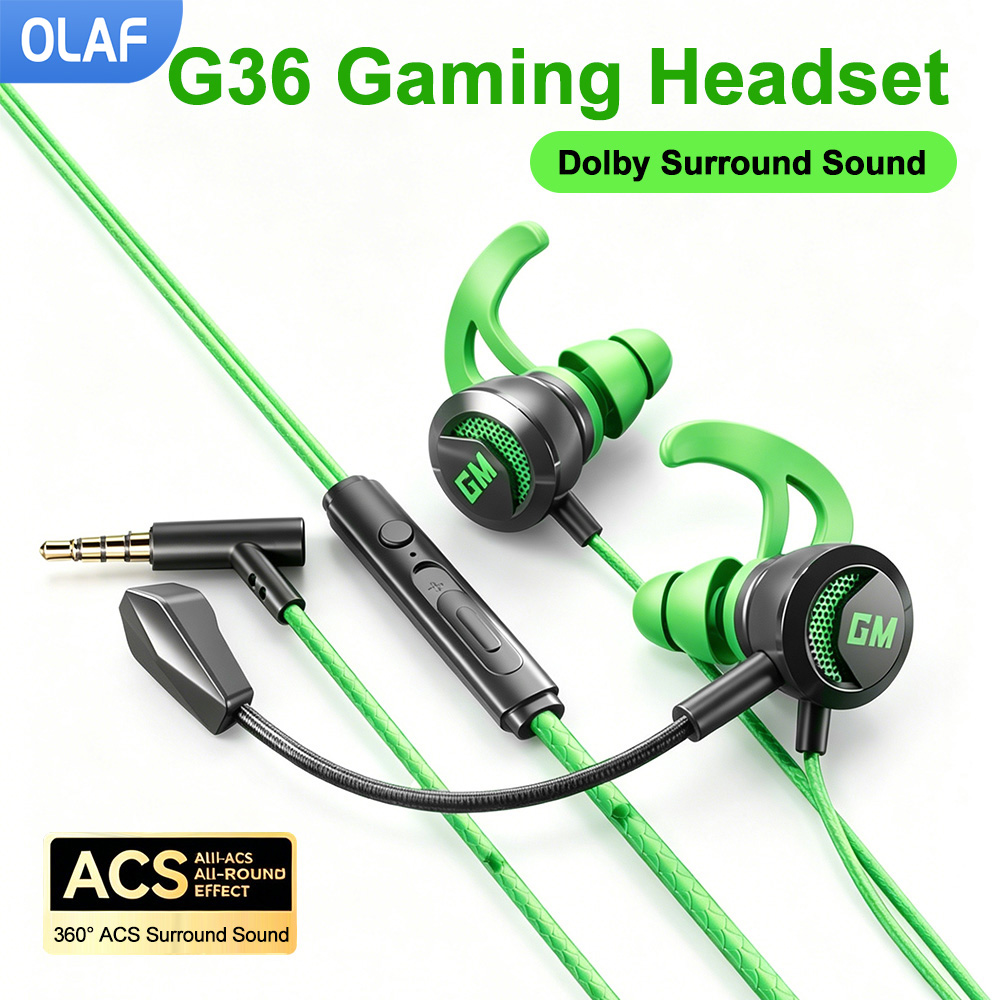 Esports Gaming Headset - سماعات رأس سلكية من نوع Type-C/3.5