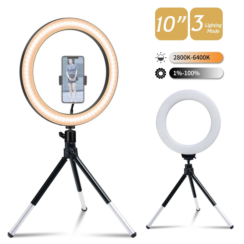 Webcam Ring Light - LED مصباح مصمم على شكل حلقة