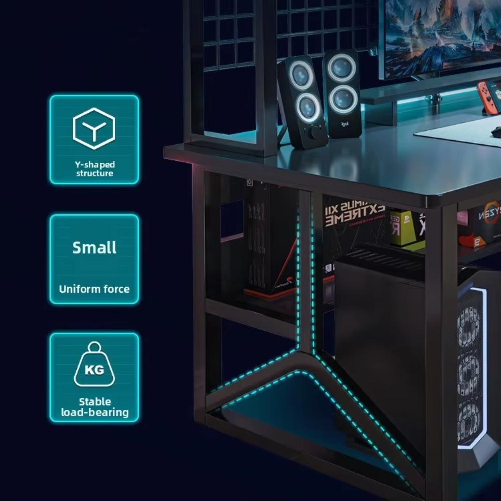 طاولة ألعاب إلكترونية حديثة وم - مراجعة Esports Gaming Furniture وسعره