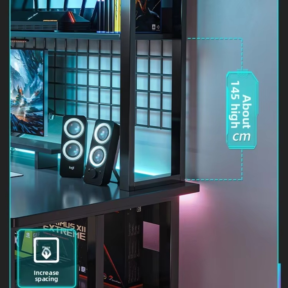 طاولة ألعاب إلكترونية حديثة وم - مراجعة Esports Gaming Furniture وسعره