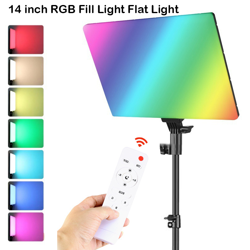 RGB 14 ''LED الفيديو الضوئي ال - مراجعة Webcam Ring Light وسعره