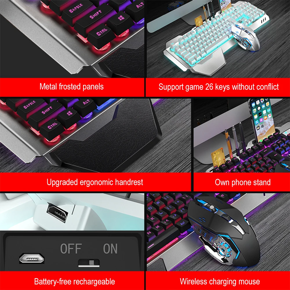 K680 لوحة مفاتيح وماوس لاسلكي  - مراجعة Esports Gaming Mouse Wireless وسعره