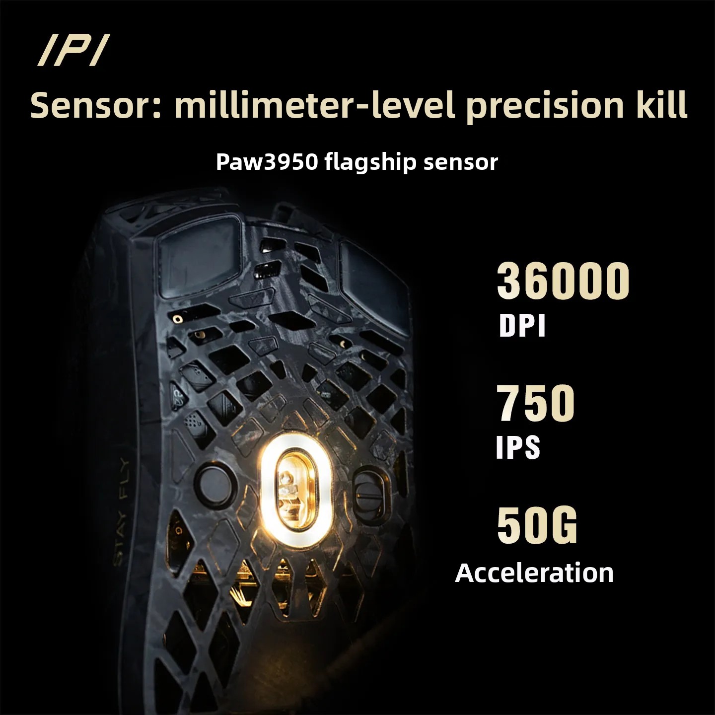 فأرة ألعاب لاسلكية IPI STAY FL - مراجعة Esports Gaming Mouse Wireless وسعره