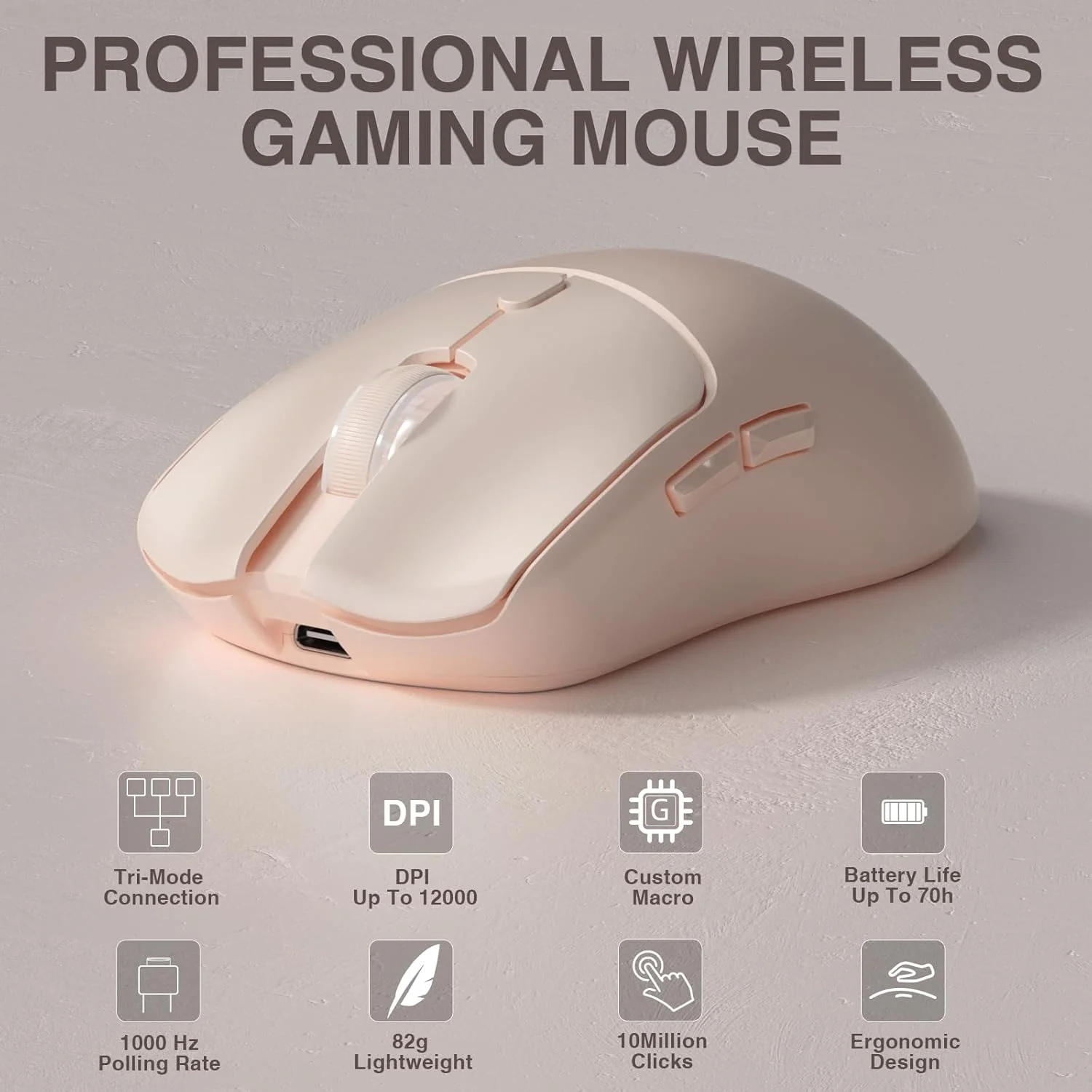 فأرة ألعاب لاسلكية ثلاثية الأو - مراجعة Esports Gaming Mouse Wireless وسعره