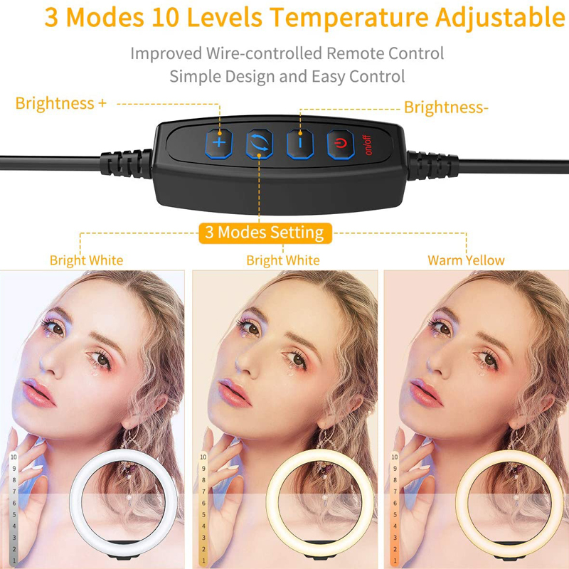 LED مصباح مصمم على شكل حلقة ال - مراجعة Webcam Ring Light وسعره