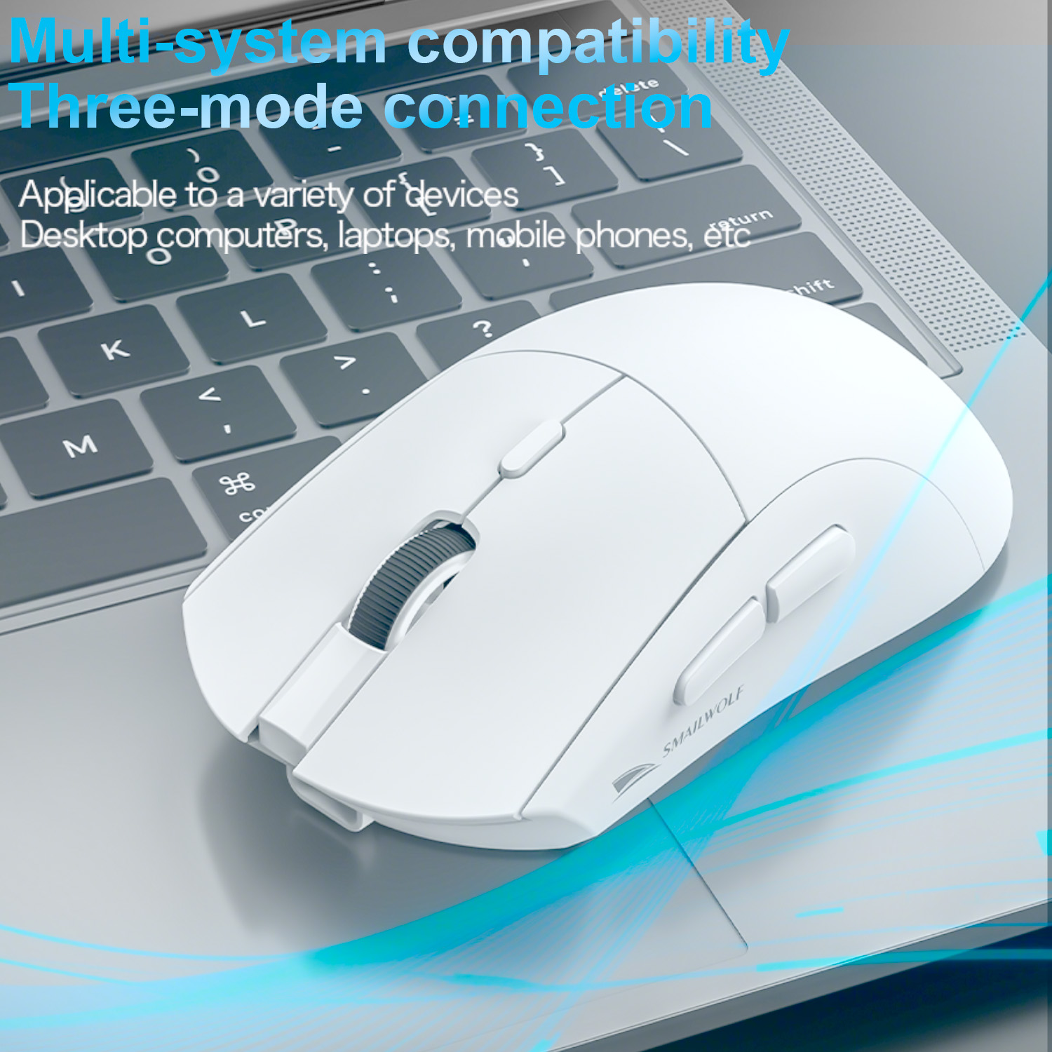 SMAILWOLF RS7 ماوس ألعاب رياضي - مراجعة Esports Gaming Mouse Wireless وسعره