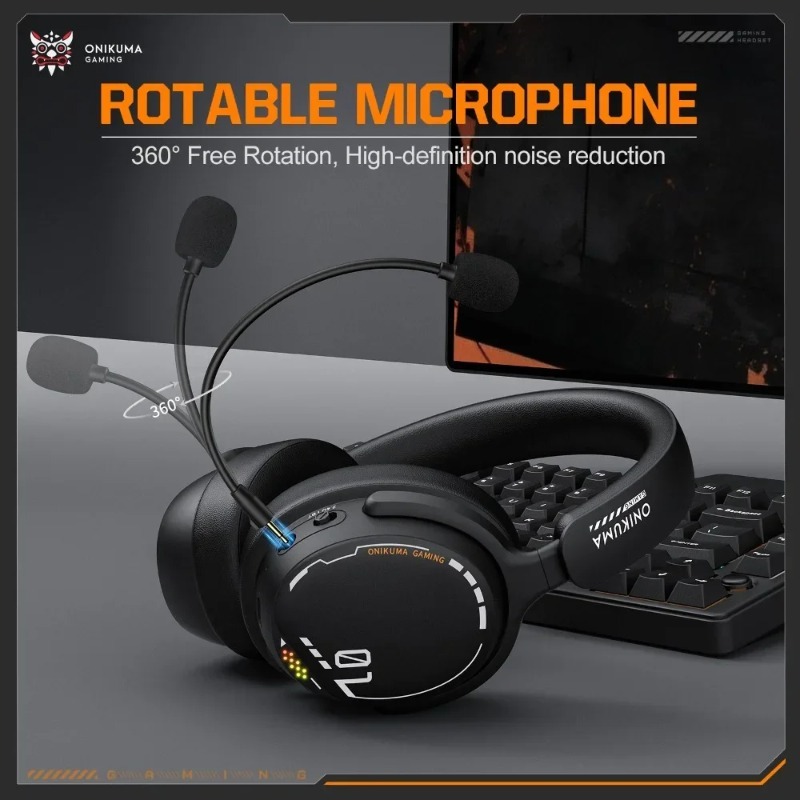 سماعة ألعاب ONIKUMA GT886 ثلاث - مراجعة Esports Gaming Headset وسعره