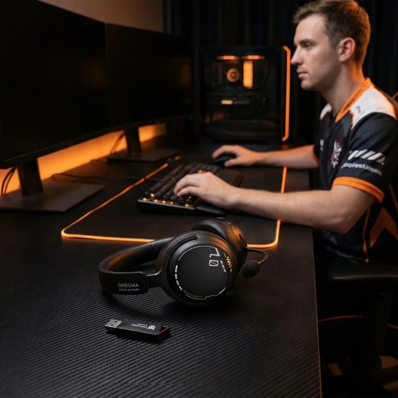 سماعة ألعاب ONIKUMA GT886 ثلاث - مراجعة Esports Gaming Headset وسعره