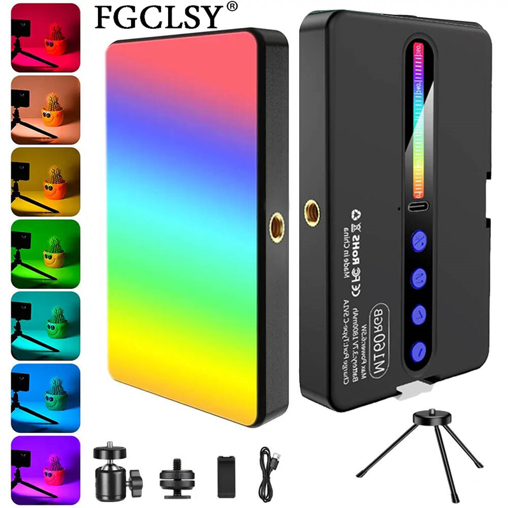 LED RGB ضوء الكاميرا كامل اللو - مراجعة Webcam Ring Light وسعره