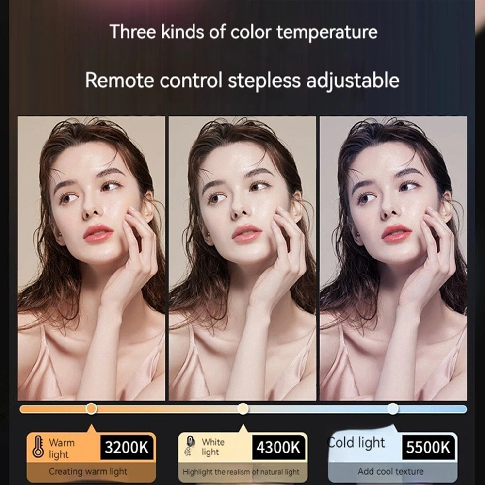 LED RGB ضوء الكاميرا كامل اللو - مراجعة Webcam Ring Light وسعره