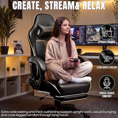 كرسي ألعاب كبير الحجم، يتحمل و - مراجعة Gaming & Esports District وسعره