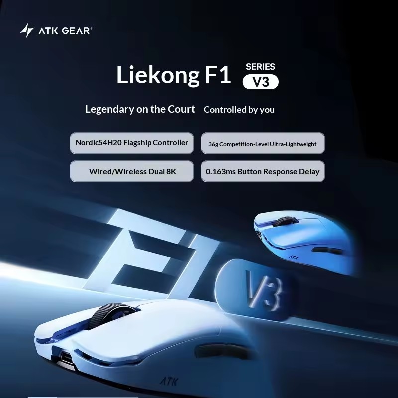 ماوس لاسلكي ثلاثي الأوضاع ATK  - مراجعة Esports Gaming Mouse Wireless وسعره