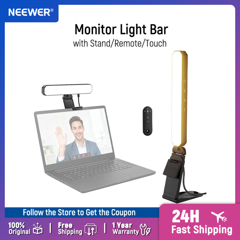 NEEWER Basics 6W Monitor Light - مراجعة Webcam Ring Light وسعره